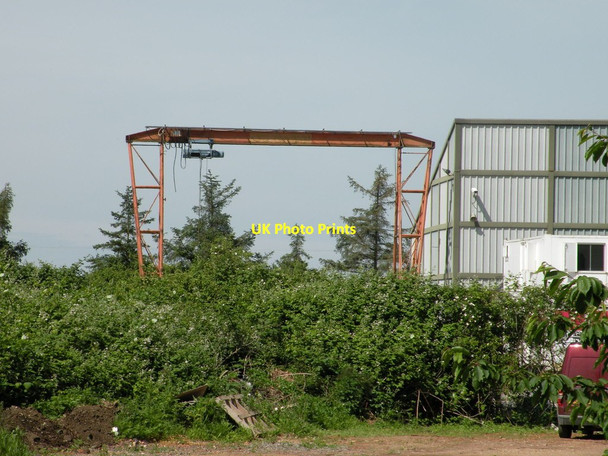 Photo 6"x4" Some sort of gantry Longstanton c2014