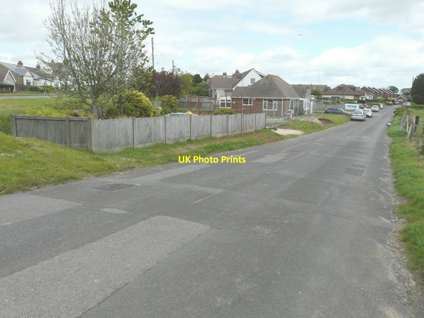 Photo 6"x4" Erection of a house, Old Dover Road, Capel-le-Ferne Capel-le-Ferne c2014
