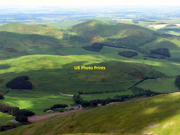 Photo 6"x4" Hethpool from Hare Law Westnewton\/NT9030 c2014