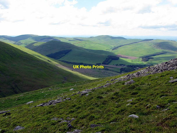 Photo 6"x4" South-west slopes of Easter Tor Kirknewton\/NT9130 c2014