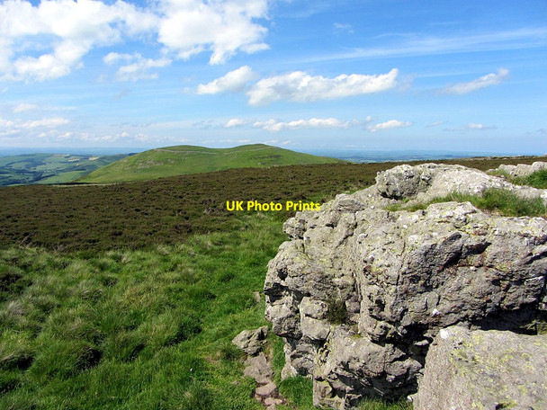 Photo 6"x4" Tom Tallon's Crag towards Yeavering Bell Akeld c2014