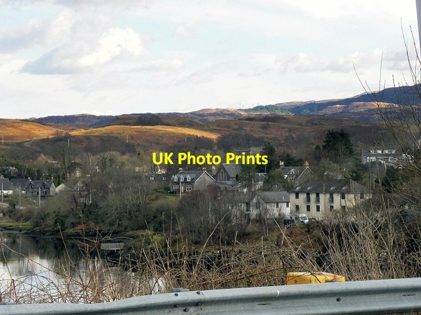 Photo 6"x4" View over Connel Connel c2014
