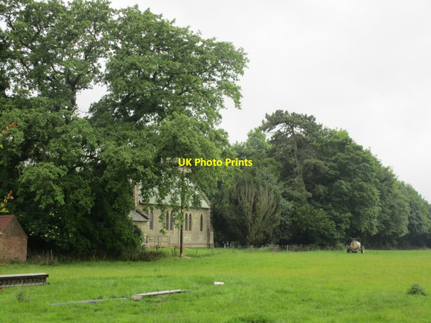Photo 6"x4" View towards St. Margaret's,Wispington Wispington c2014