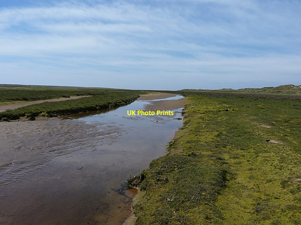 Photo 6"x4" Drainage channel across Bullstone Bed Haverigg c2014