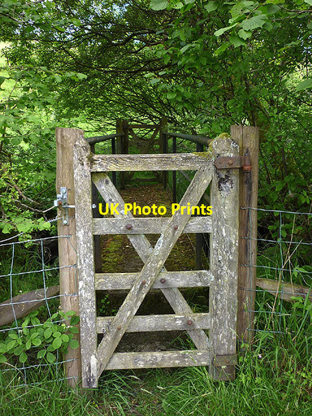 Photo 6"x4" Footbridge over the River Gowan Windermere\/SD4198 c2014