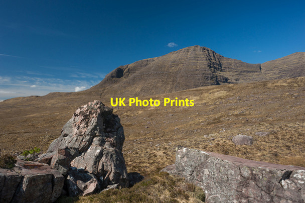 Photo 6"x4" Beinn Alligin from slopes of Beinn Dearg Allt a' Bhealaich\/NG8860 c2014