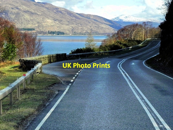Photo 6"x4" Layby on the A82 above Loch Linnhe Coruanan c2014