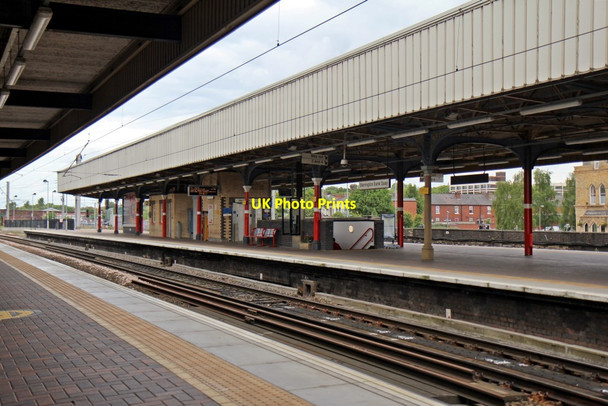 Photo 6"x4" Platform 2, Warrington Bank Quay railway station Warrington\/SJ6088 c2014 P1