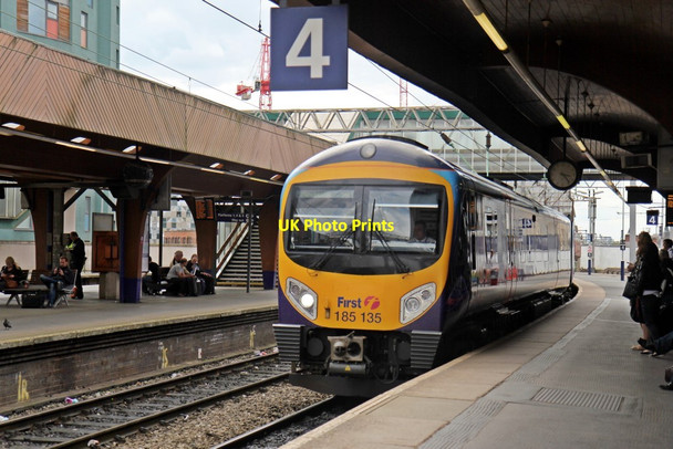 Photo 6"x4" First TransPennine Class 185, 185135, Manchester Oxford Road railway station Manchester c2014