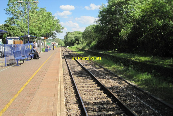 Photo 6"x4" Hanborough railway station, Oxfordshire, 2014 Woodstock\/SP4416 c2014