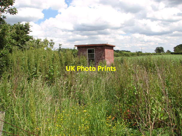 Photo 6"x4" Small brick building in overgrown compound Longham\/TF9415 c2014