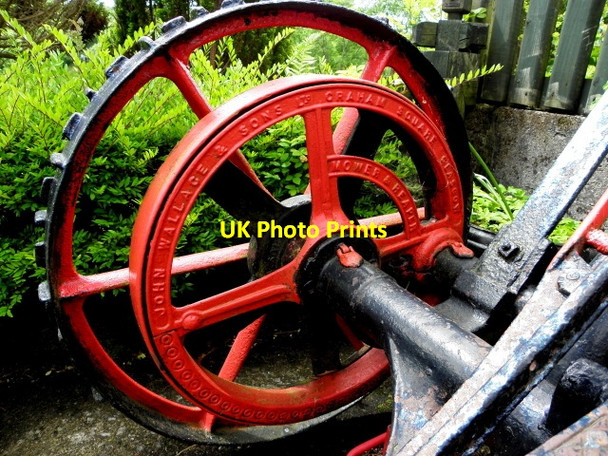 Photo 6"x4" Mower and reaper (detail) Killarga c2014