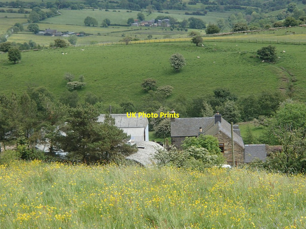 Photo 6"x4" Above Breach farm Upper Elkstone c2014