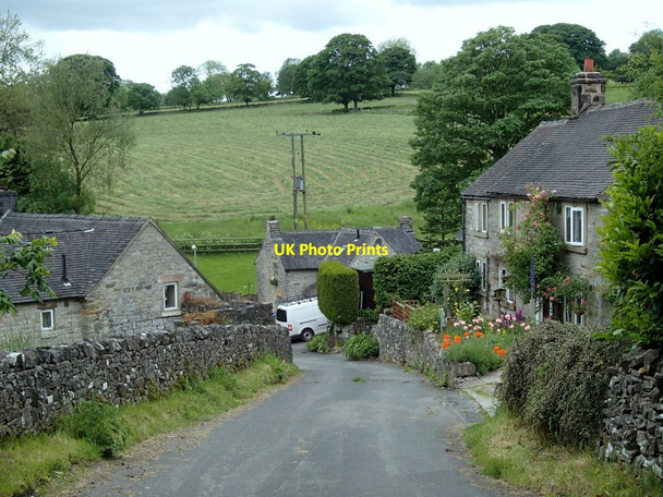 Photo 6"x4" Village lane down towards the ford, Butterton Butterton\/SK0756 c2014