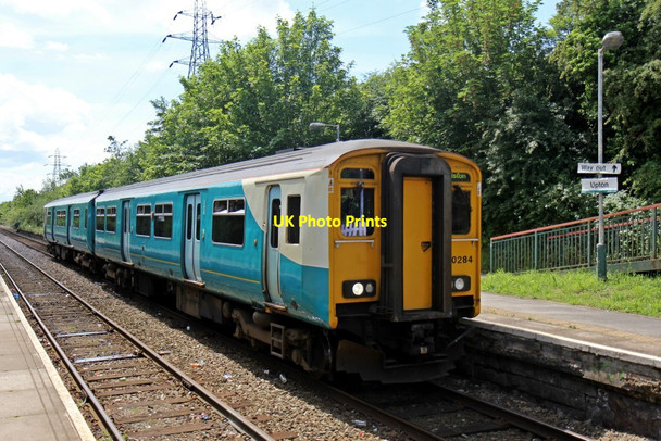 Photo 6"x4" Arriva Trains Wales Class 150, 150284, Upton railway station Upton\/SJ2788 c2014