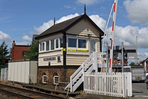 Photo 6"x4" Gobowen North signal box Gobowen c2014