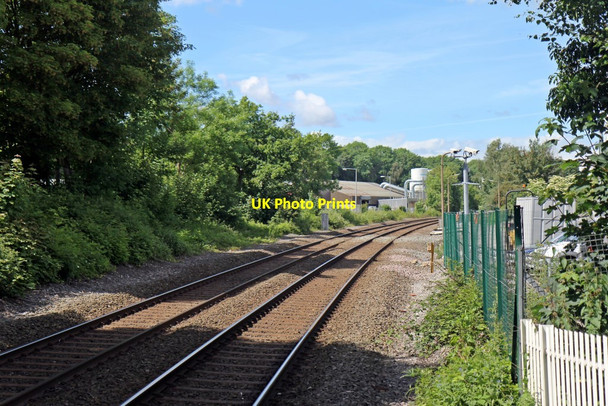 Photo 6"x4" Lines north of Chirk railway station Chirk\/Y Waun c2014