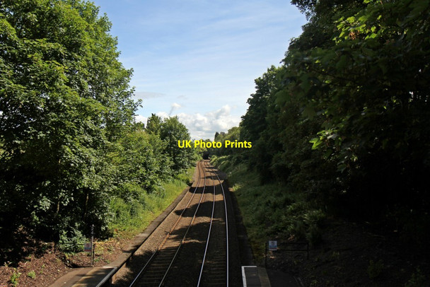Photo 6"x4" Southern end of Chirk railway station Chirk\/Y Waun c2014