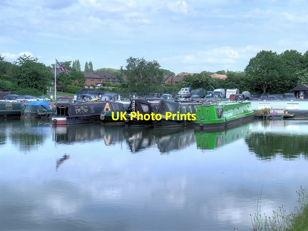 Photo 6"x4" Bridgewater Canal, Boothstown Marina Tyldesley c2014