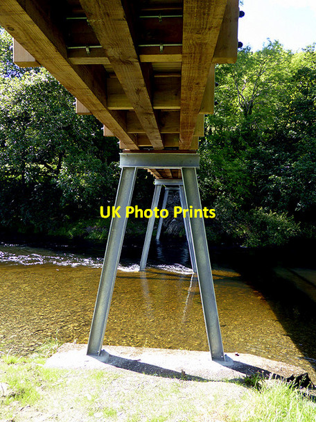 Photo 6"x4" New Gamlyn footbridge over Afon Rheidol completed - 7 Aberffrwd\/SN6878 c2014