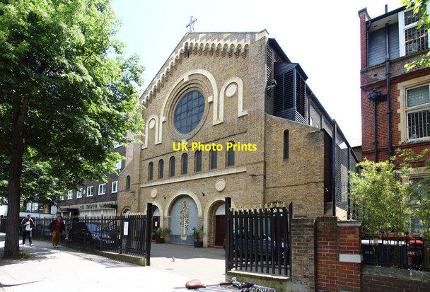 Photo 6"x4" St Columba, Lancaster Road, Notting Hill, London W11 1QQ Kensal Town c2014