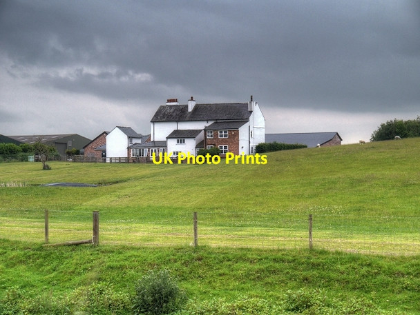 Photo 6"x4" Glazebury, Hallcroft Hall Farm Fowley Common c2014
