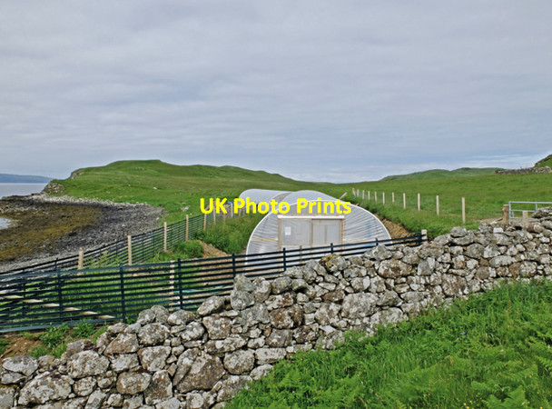 Photo 6"x4" Isle of Skye Sea Salt Company polytunnels Cuidrach c2014