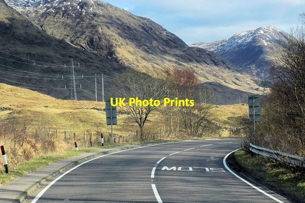 Photo 6"x4" A85, East of Lochawe Lochawe c2014