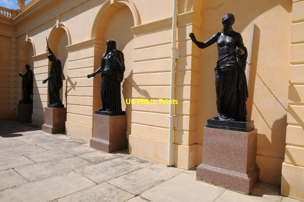 Photo 6"x4" Statues at Osborne House Cowes c2014
