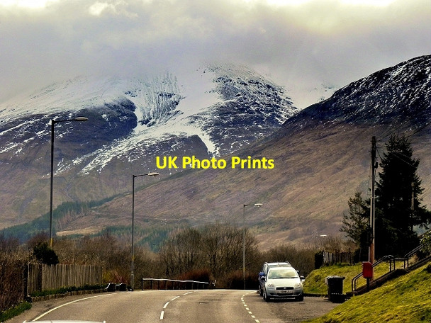 Photo 6"x4" A82 approaching Crianlarich Crianlarich c2014