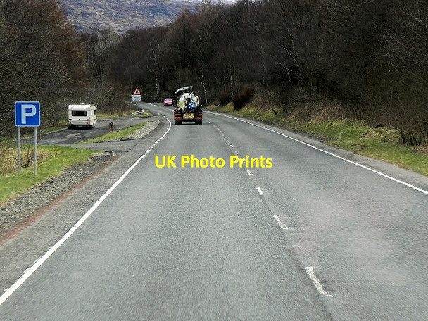 Photo 6"x4" Layby at Loch Lubhair Loch Inbhair c2014
