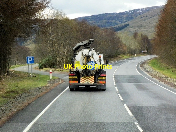 Photo 6"x4" A85, Layby in Glen Dochart Glen Dochart c2014