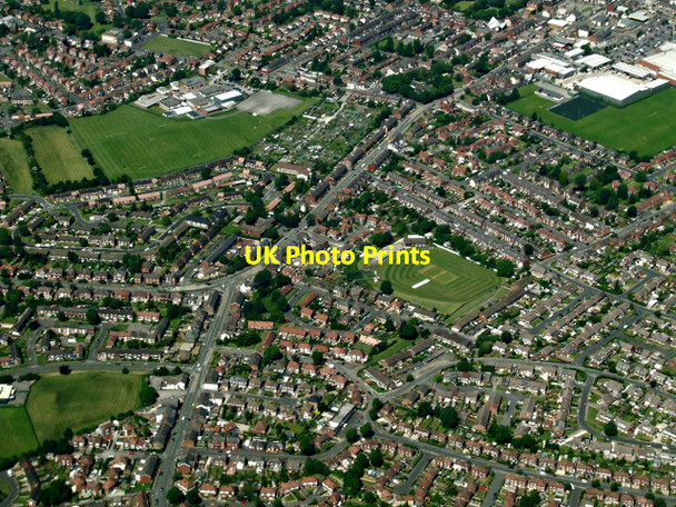 Photo 6"x4" Denton from the air Denton\/SJ9295 c2014