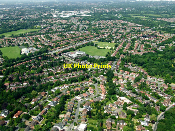 Photo 6"x4" Cheadle from the air Cheadle\/SJ8688 c2014 P1