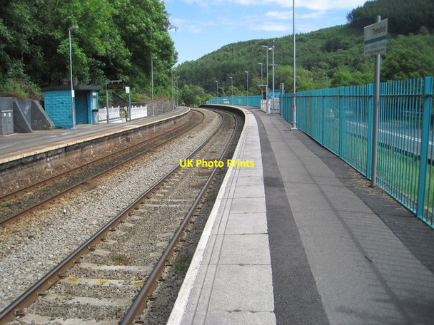 Photo 6"x4" Trehafod railway station, Rhondda Cynon Taf, 2014 Porth\/ST0291 c2014