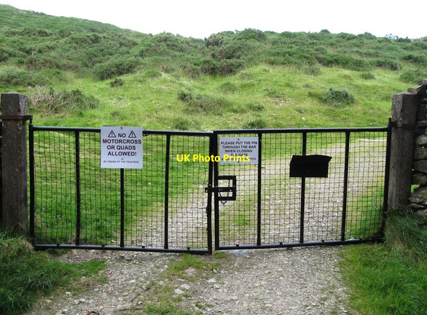 Photo 6"x4" Mountain gate above Ballyedmond Wood Rostrevor c2014
