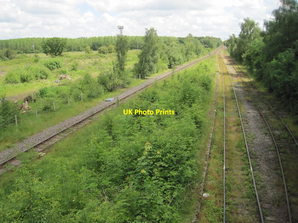 Photo 6"x4" Calvert railway station (site), Buckinghamshire, 2014 Calvert c2014