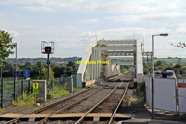 Photo 6"x4" Hawarden Bridge, Hawarden Bridge railway station Connah's Quay c2014