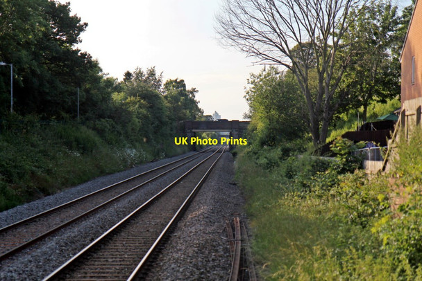 Photo 6"x4" Bridge, Hope railway station Hope\/Yr H\u00f4b c2014