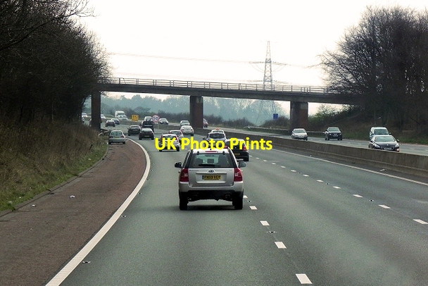 Photo 6"x4" Footbridge over M6 near Scotforth Lancaster c2014