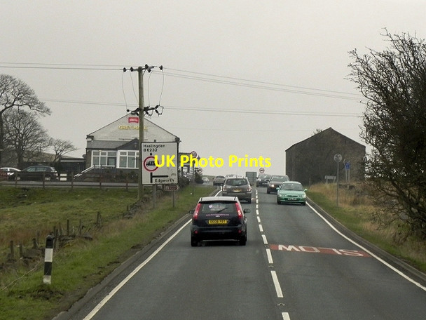 Photo 6"x4" The Grane Road (B6232), Oswaldtwistle Moor Bank Fold c2014