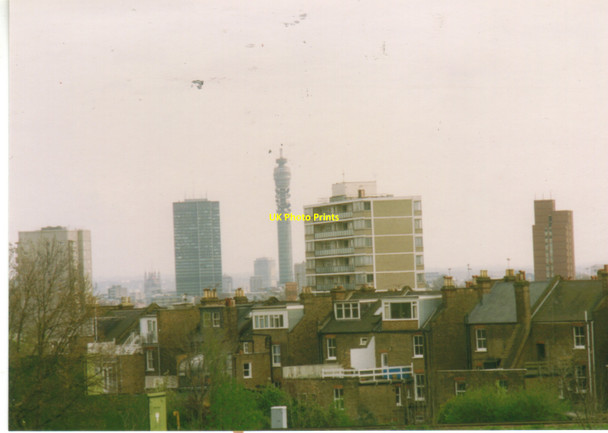 Photo 6"x4" View across Central London from Highgate, 1994 Hornsey c1994