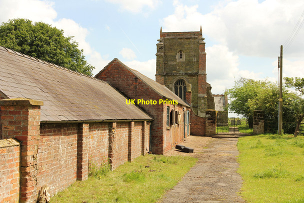 Photo 6"x4" Church path Ashby Puerorum c2014