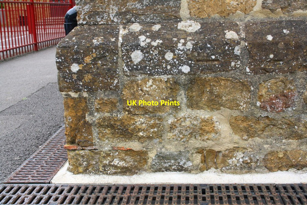 Photo 6"x4" Benchmark on Deddington CE Primary School Deddington c2014