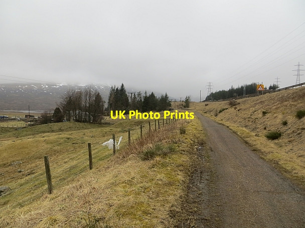 Photo 6"x4" Cycle path, Dalnaspidal General Wade's Military Road\/NN6473 c2014
