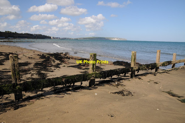 Photo 6"x4" Groynes on Hope Beach Shanklin c2014