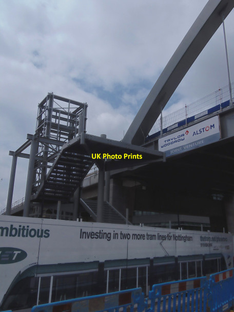 Photo 6"x4" Pedestrian access under construction Beeston\/SK5236 c2014