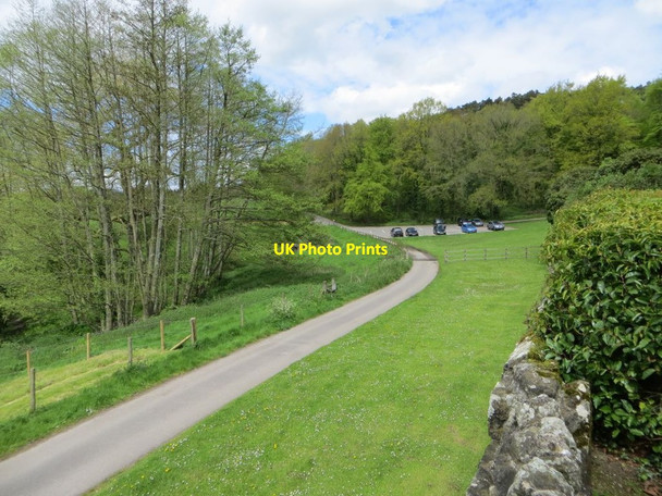 Photo 6"x4" Road to the car park Wardour c2014