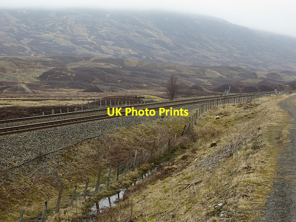 Photo 6"x4" Highland Railway, Pass of Drumochter Allt an Tuirc\/NN6277 c2014