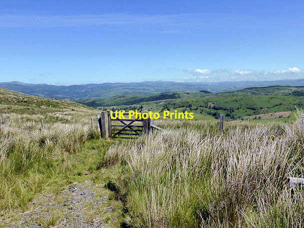 Photo 6"x4" Bridleway gate on Bwlch Corog Glaspwll c2014